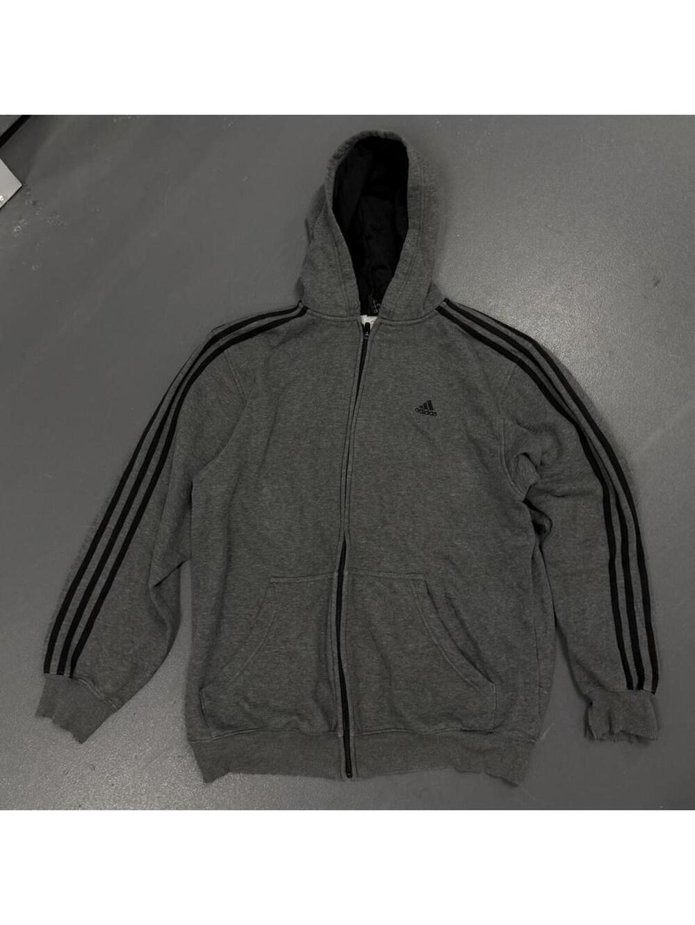 Adidas Men's Grey Hoody